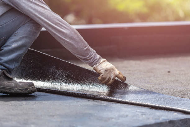 Professional Interior Drainage System technician working in Far Hills, NJ